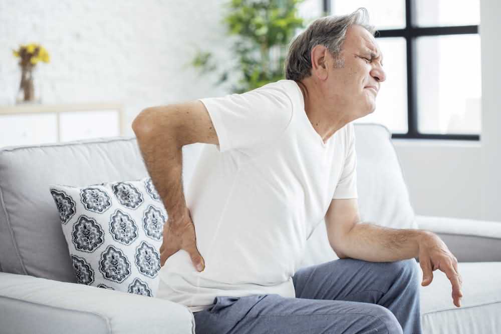 5) Stiffness and pain in the lower back, hips, thighs | Prostate Cancer Symptoms